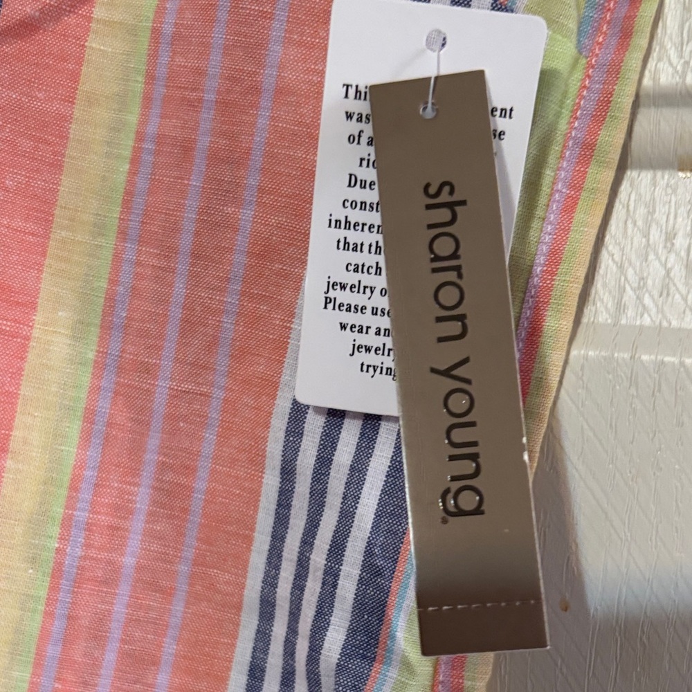 Sharon Young Multicolor Striped Blouse - Picture 5 of 5